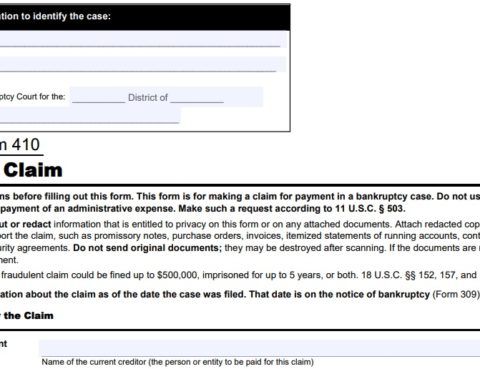 proof of claim