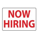 now hiring
