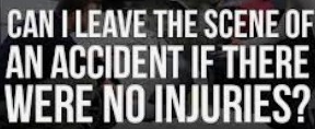 Leaving scene of accident lawyer