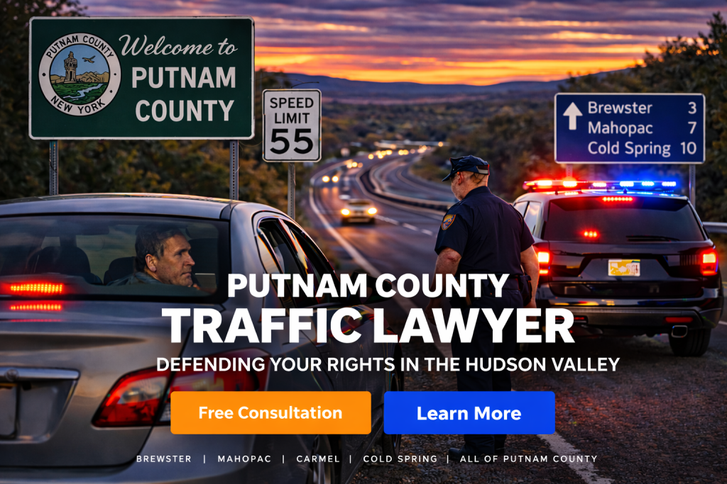 Putnam County Traffic Ticket Lawyer Hudson Valley Ronald S. Cook, PC